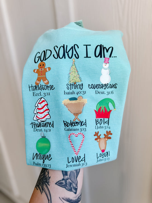 God Says I Am Christmas- Boy