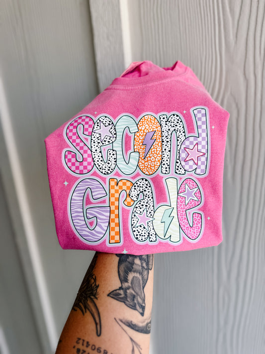 Pink Retro Grade Level Tees