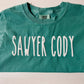 Youth Puff Shirt- Sawyer Cody font