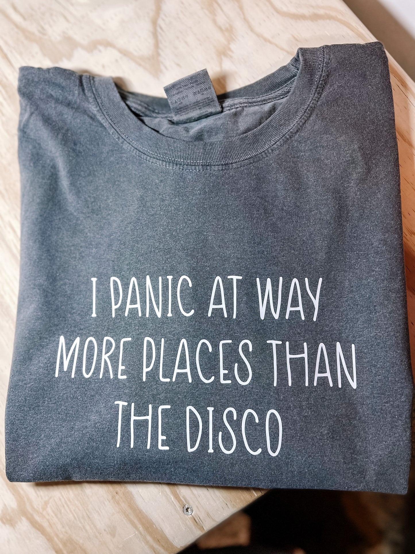 I panic at way more places than the disco