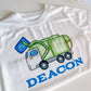 Garbage truck name tee