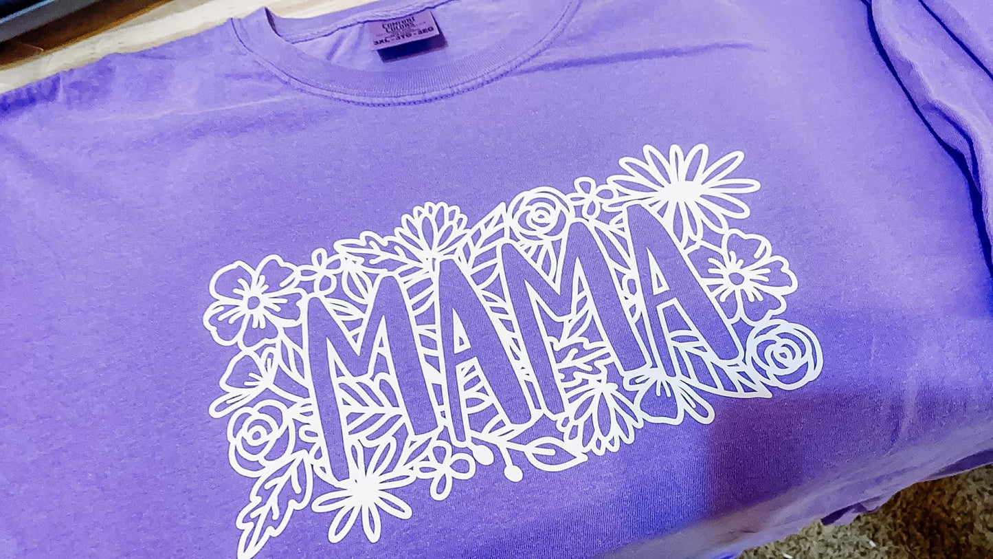 Mama Floral shirt